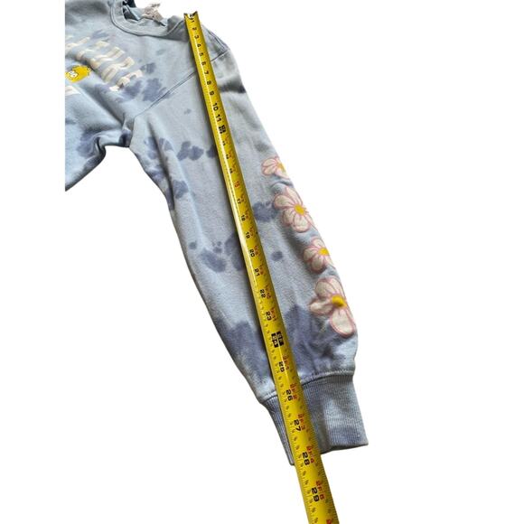 The Simpson’s Sweater Womens S/M Small Medium Casual Blue Tie Dye Nature Lover - Picture 4 of 12